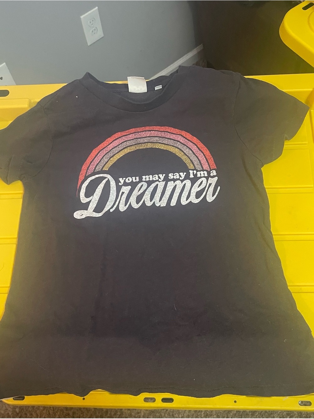 Black "Dreamer" Graphic Tee